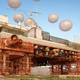 Illustration for article titled A Gigantic Walking City That Farms the Desert As It Moves